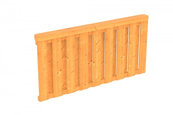 Skan Holz Brüstung 170 x 84 cm, Deckelschalung, für Douglasien-Terrassenüberdachungen