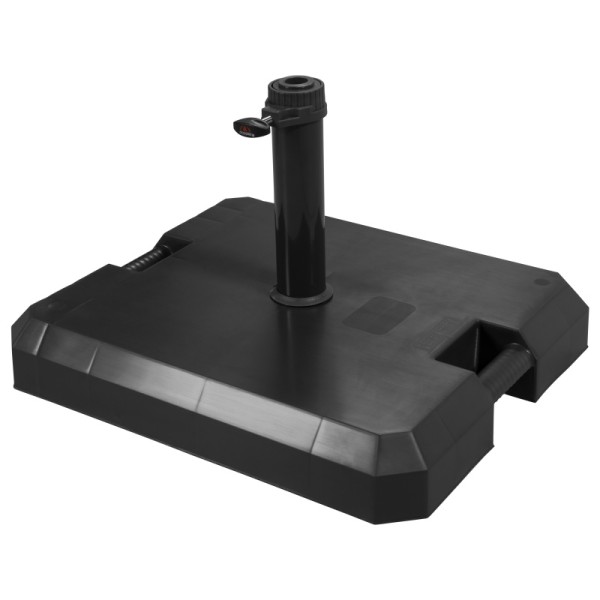 Doppler Schirmständer / Profi Rollsockel, 42 kg, bis 50 mm ø, anthrazit