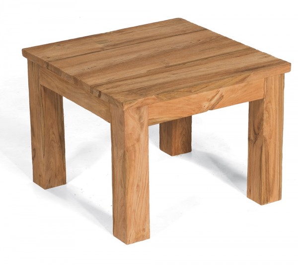 Sonnenpartner Lounge-Beistelltisch Charleston, Old Teak, 60 x 60 cm