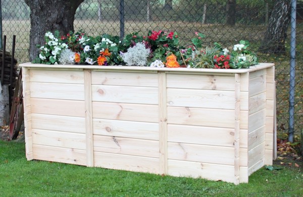 Abgebildete Blumen-Deko nicht im Lieferumfang enthalten.