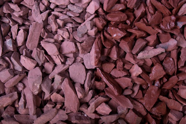 Abbildung zeigt das Material im trockenen und im nassen Zustand.