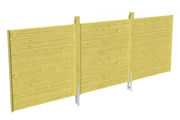 Skan Holz Rückwand 550 x 200 cm, Profilschalung, imprägniertes Nadelholz